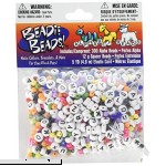 Darice BAB-15 Black and White Alpha Bead Starter Kit with Multicolored Space Beads  B001B98RW2
